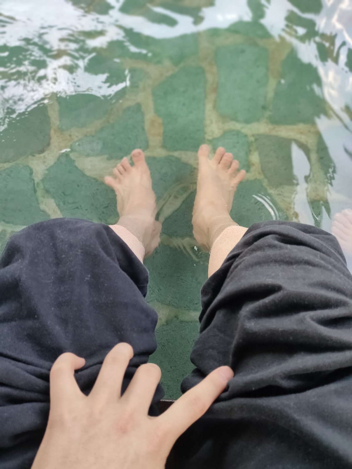 草津の足湯