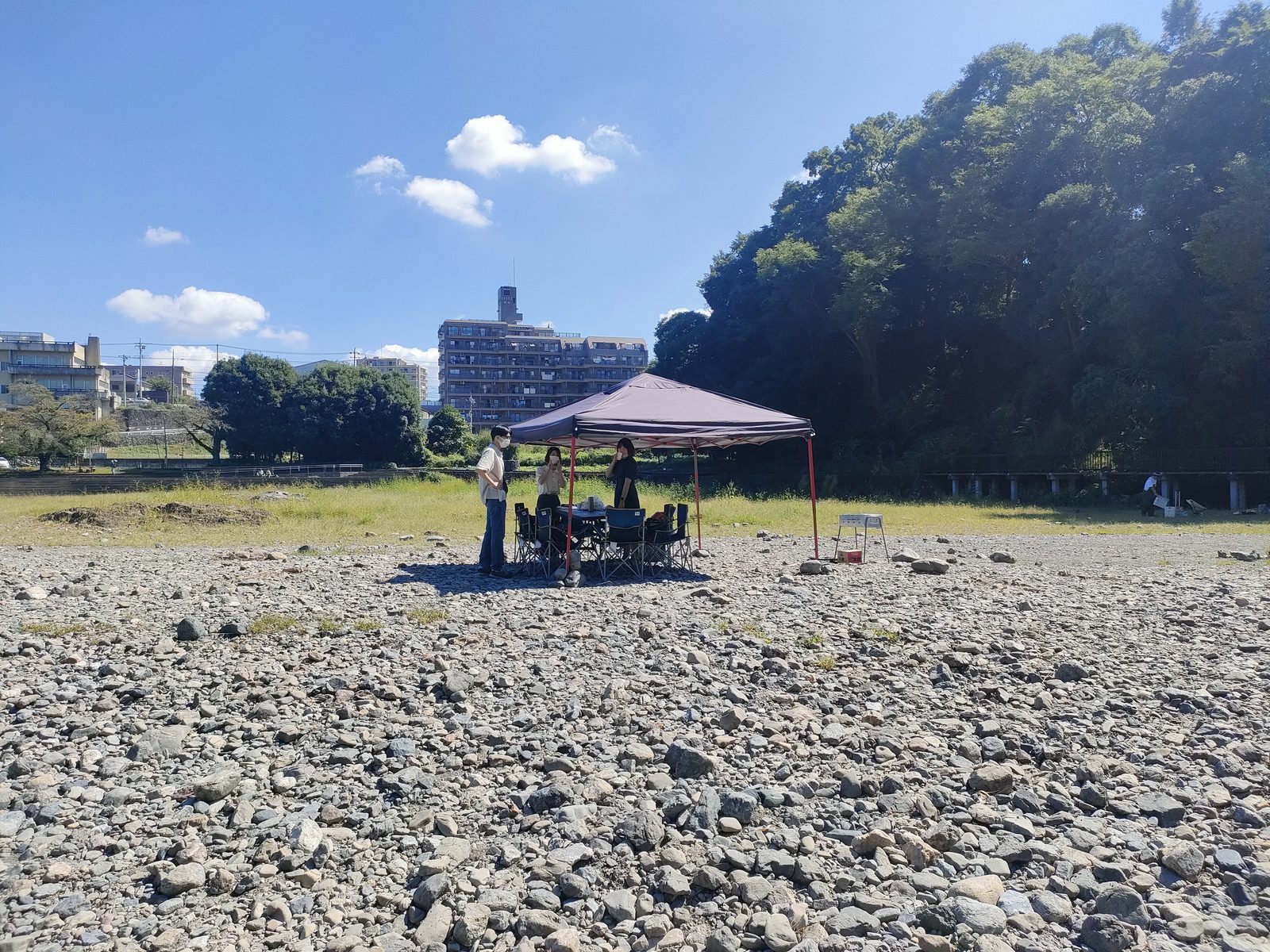 飯能河原BBQだね