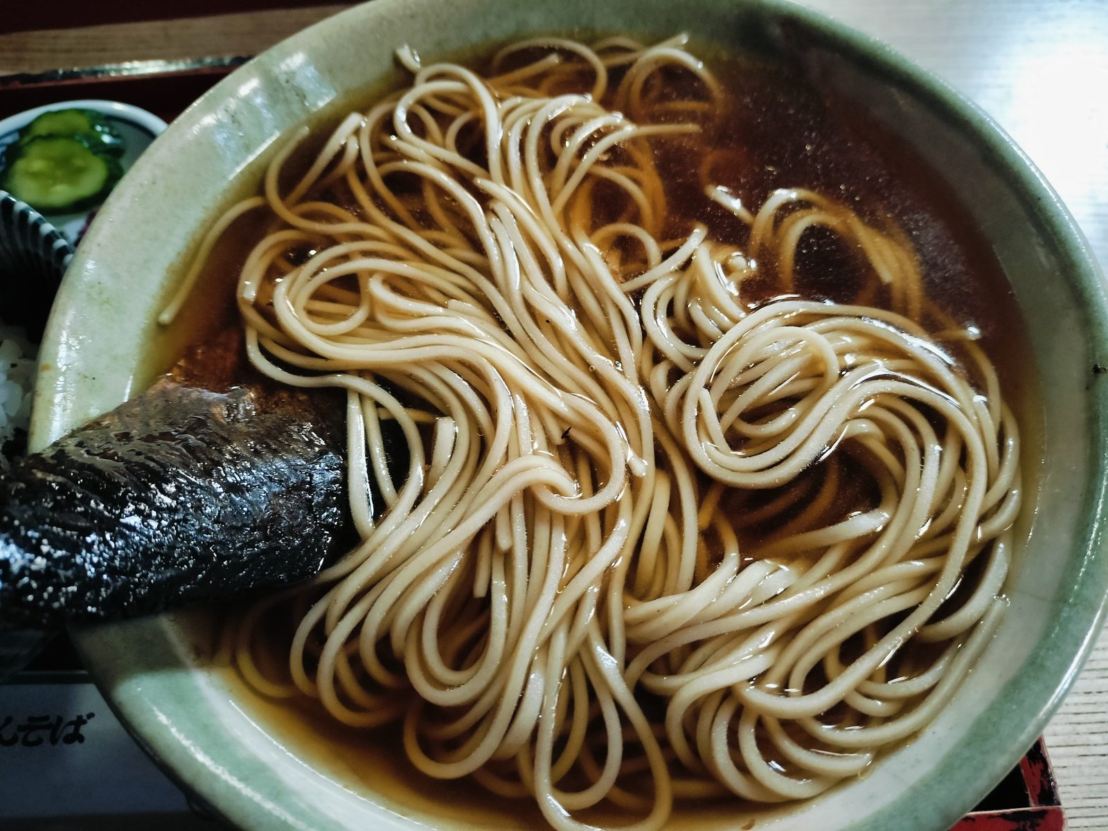 京都のニシンそば。結構いい感じの店入った気がする
